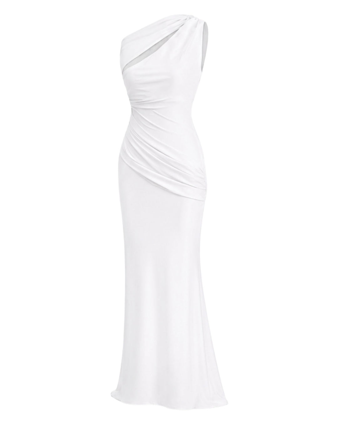 Isabella One-Shoulder in White