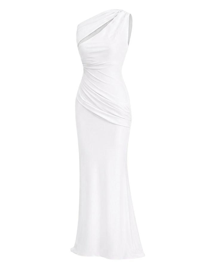 Isabella One-Shoulder in White