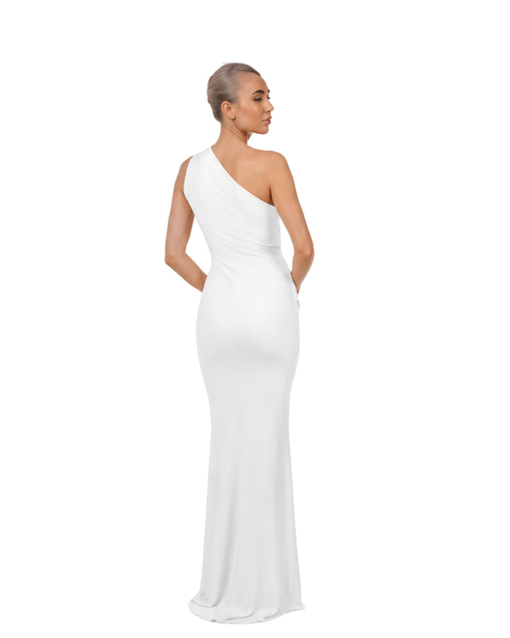 Isabella One-Shoulder in White