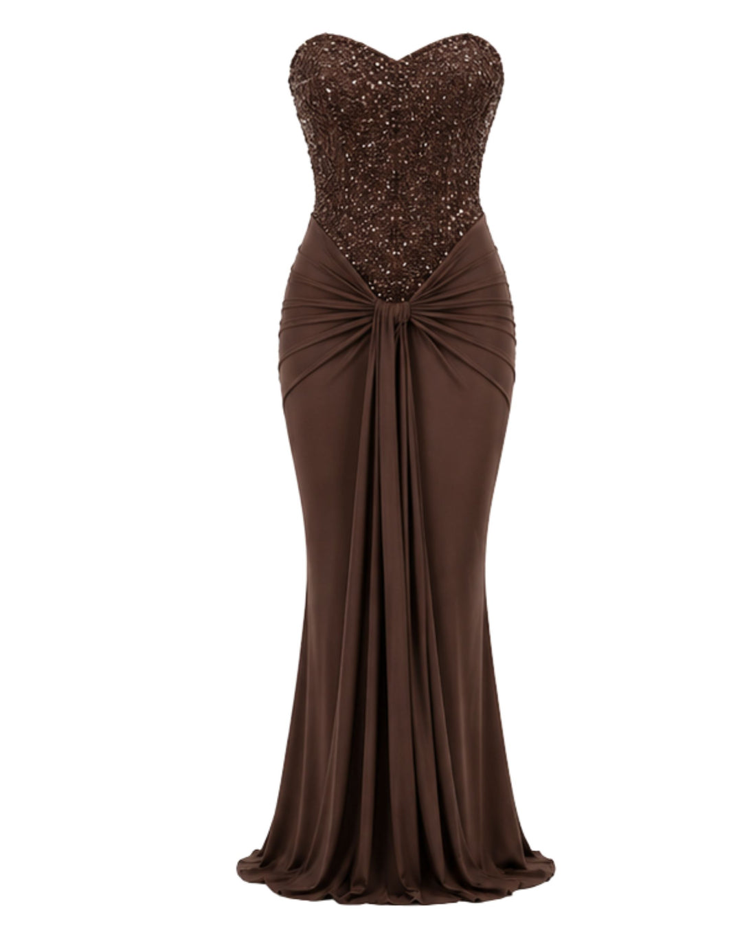Amara Corset Maxi Dress –