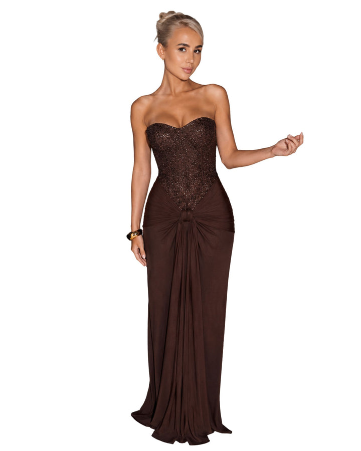 Amara Corset Maxi Dress