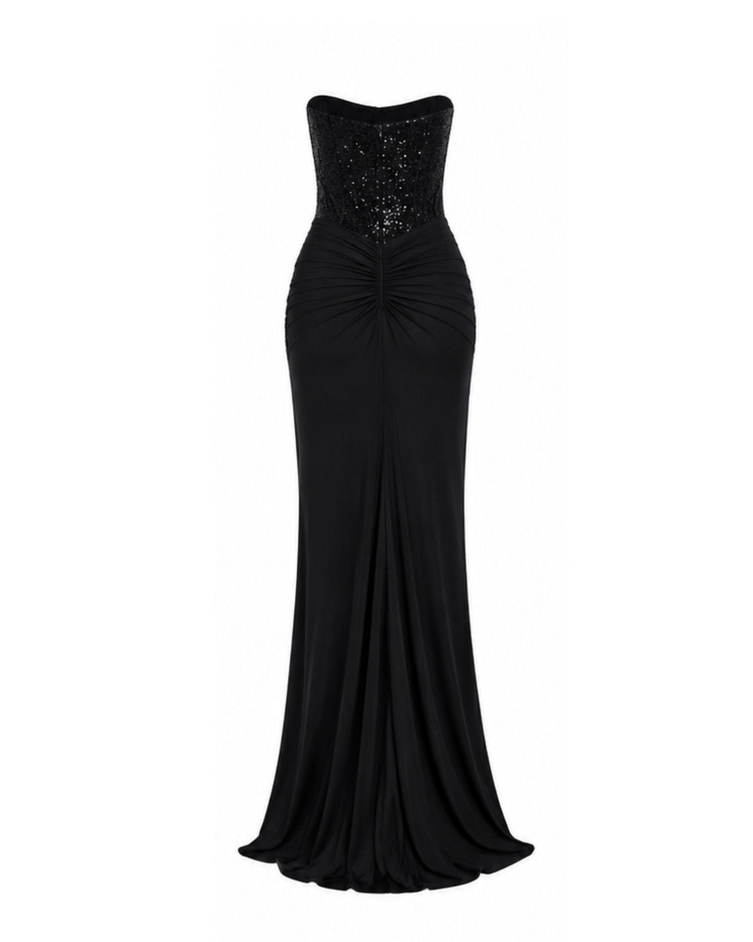 Amara Corset Maxi Dress IN BLACK
