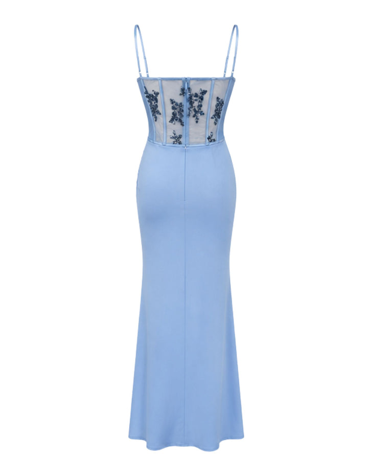 Celestia Embellished Corset Maxi Dress