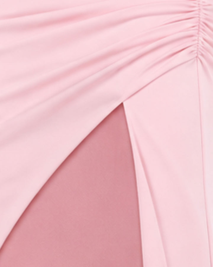 Celestia Embellished Corset Maxi Dress IN PINK