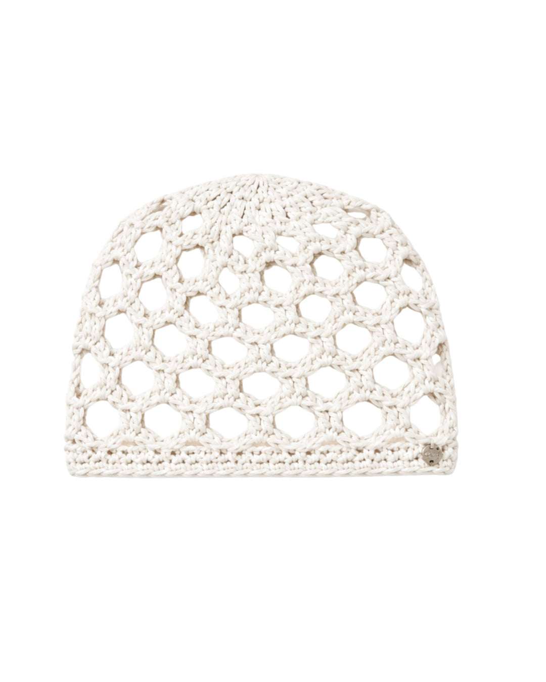 Open Knit Crochet Beanie