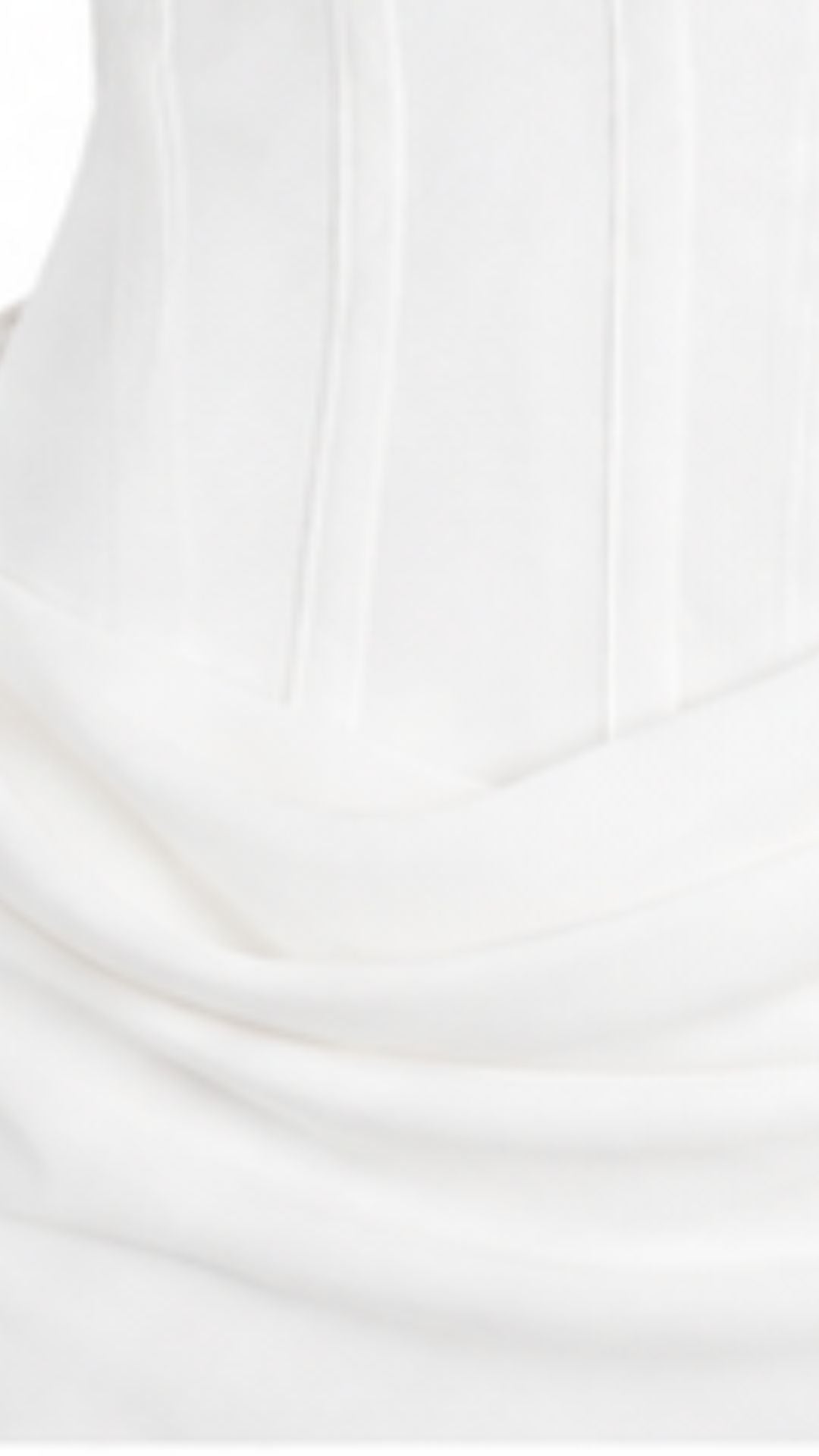 ÉCLAT Elegant White Corset Maxi Dress