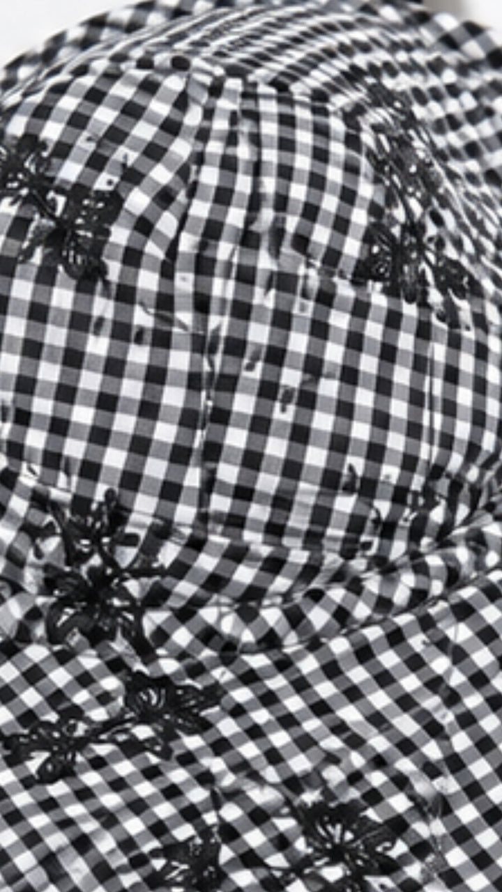 MONIQUE Gingham Corset Top