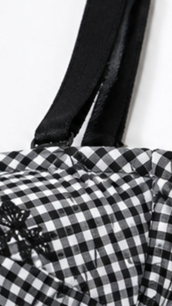 MONIQUE Gingham Corset Top