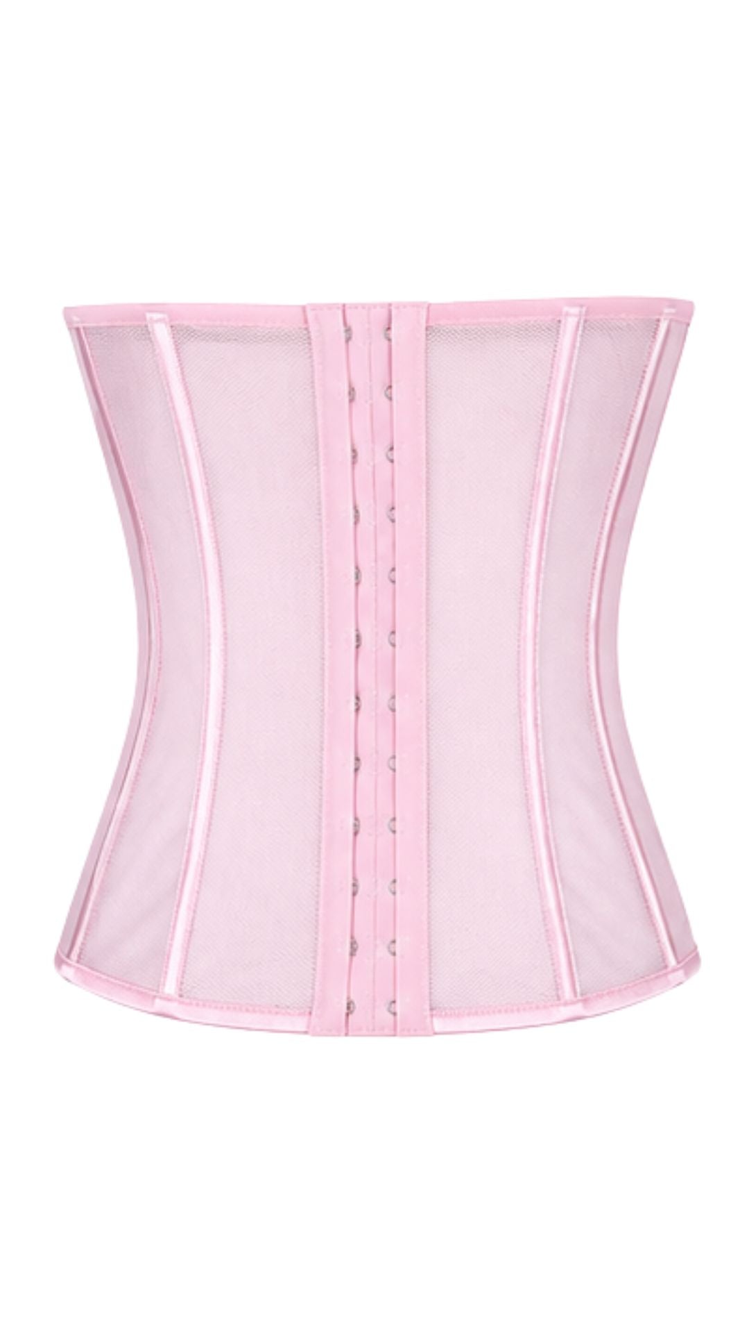 Rosé Mesh Corset