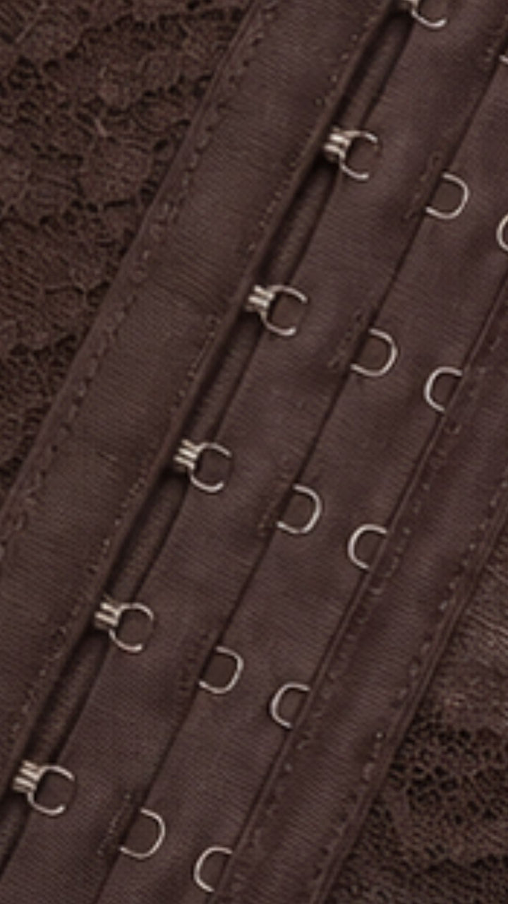 Chocolate Muse Lace Corset