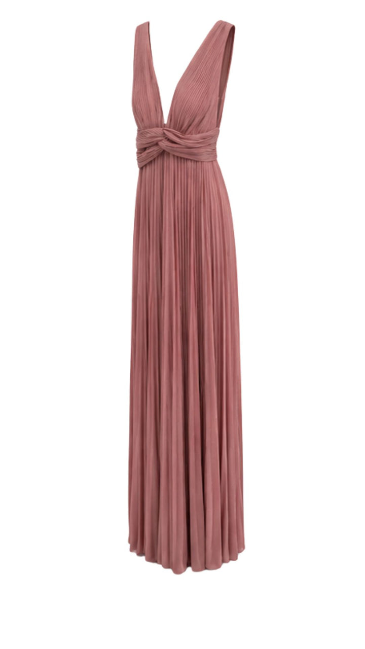 Rosalie Pleated Maxi Dress
