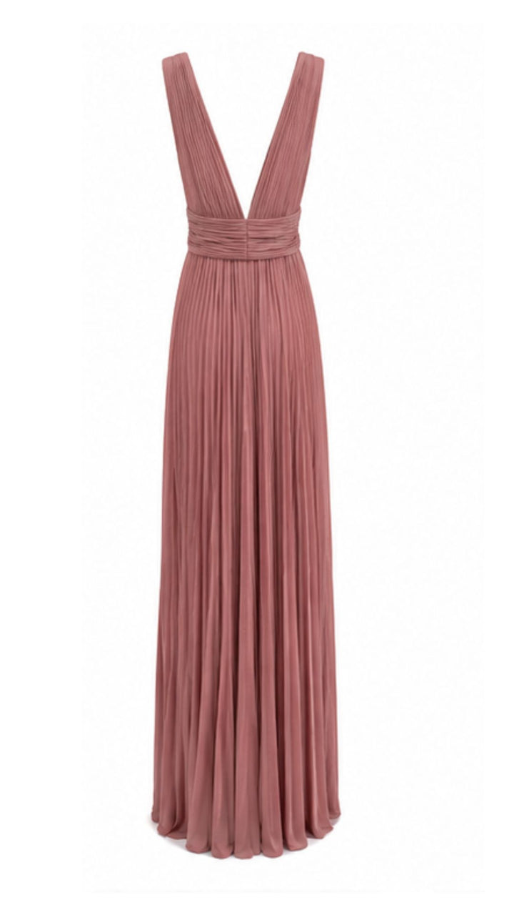 Rosalie Pleated Maxi Dress