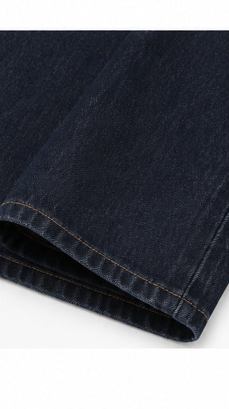 Dark Indigo High-Waisted Wide Leg Jeans