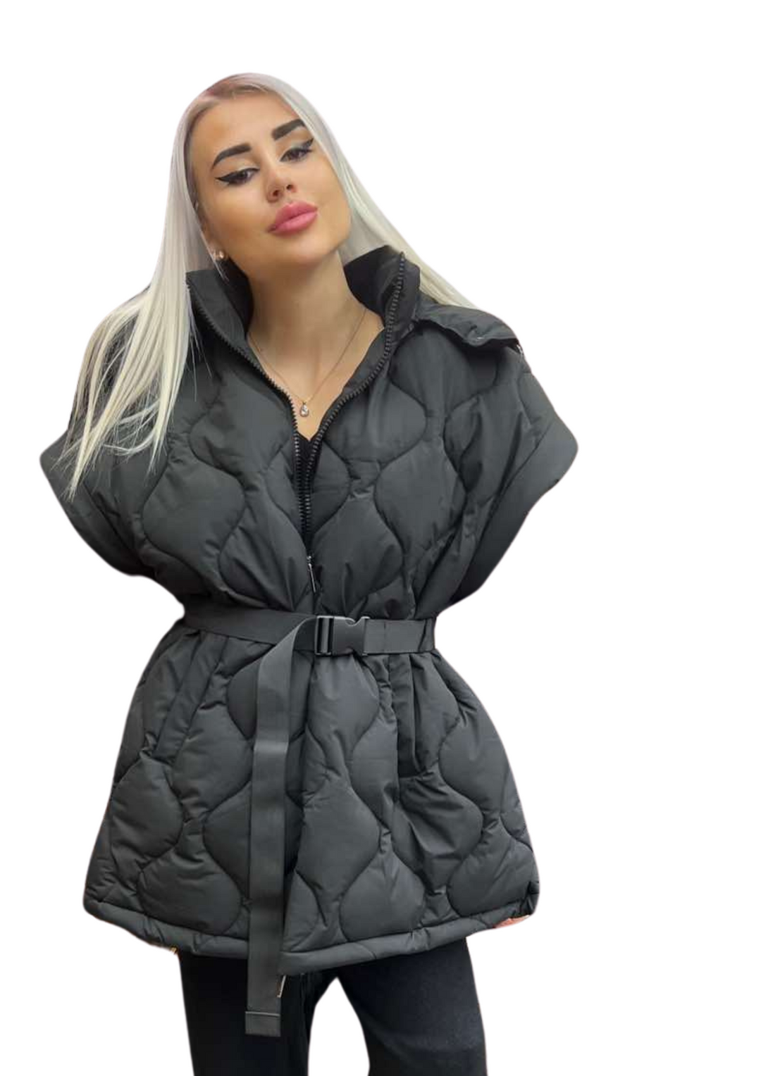 Jadwiga Vest Puffer Coat-0